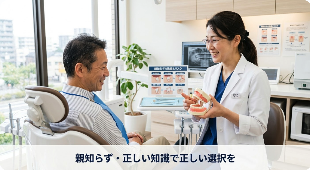 親知らずって抜かないといけないの?口腔外科医が教える正しい知識の外観